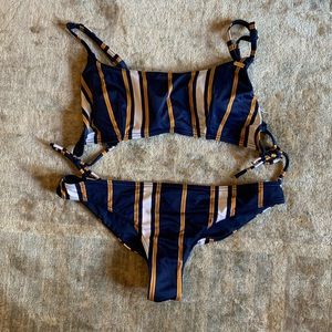 roxy side-tie bikini